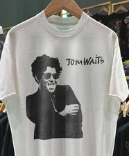 Tom Waits Music Lover S-5XL Heavy Cotton White T Shirt EN04 picture