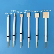 1Pc Purity 99.99% Pt Platinum Electrode Platinum Plate Electrode PTFE Rod 6x80mm picture