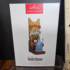 Hallmark Disney HAUNTED MANSION Magic VICTOR GEIST Organ Ornament Lights / Sound picture