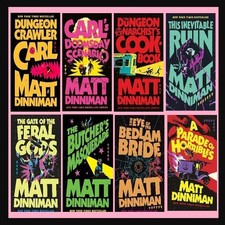 Dungeon Crawler Carl Series Books 1-8 Paperback Set By Matt Dinniman y229 picture