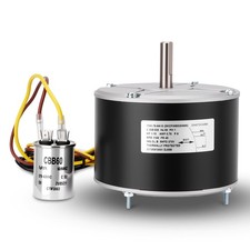 Condenser Fan Motor w/Capacitor 1/10HP 1100RPM 208-230V 48 Frame 5KCP39BGS069S picture