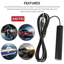 10ft Car Interior Hidden Amplified Antenna Electronic Stereo AM/FM Radio Univers picture