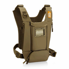 West Slope Tactical Chest Backpack 15L Nylon Green iPhone Window Action Cam picture