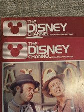 VTG Disney Channel Magazines 9 Issue LOT  YEAR of 1986 Jan & Feb April to Dec picture