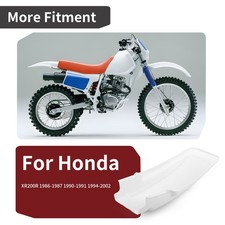 White Rear Fender For Honda XR200R 1986 1987 1988 1989 1990-2002 80100-KT0-671ZA picture