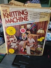 Vintage Mattel Circular The Knitting Machine 1974 Project Patterns Book Box 9503 picture
