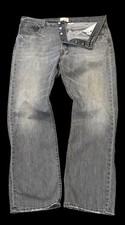 Vintage Levi’s 501 XX Jeans 90s Black 38 x 32 Faded Distressed picture