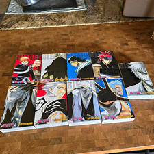 Bleach 3-in-1 Omnibus Manga Lot by Tite Kubo 1-27 9 Books picture