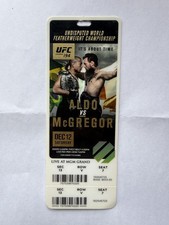 UFC 194 Jose Aldo Vs Conor McGregor Ticket Stub Rare December 12 2015 picture