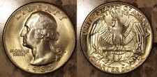 1983 D Washington Quarter GEM BU From OBW Roll picture