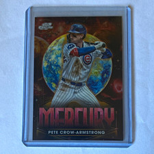 Topps 2025 Chrome Planetary Pursuit Mercury Pete Crow-Armstrong MVP 🔥HUNT🔥 picture