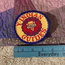 Vintage Y-Indian Guides Patch Father and Son Pals Forever YMCA Y Indian picture