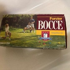 Vintage Forster Bocce Ball Set 6200 New with Original Open Box picture