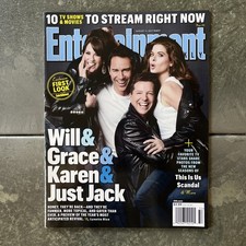 Entertainment Weekly Magazine Megan Mullally Debra Messing Will & Grace NEW picture