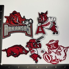 Arkansas Razorbacks Iron /Sew On Embroidered Patch picture