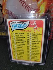 Packfresh 1965 Topps Estimated #189 3rd Series Checklist #3  Rose,Mays, Spahn, picture