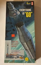REVELL EVERYTHING IS GO FRIENDSHIP 7 MERCURY CAPSULE MODEL KIT, 1962 Unassembled picture