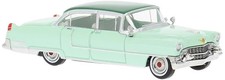 BREKINA  1955  CADILLAC FLEETWOOD  GREEN     HO  1/87   PLASTIC picture