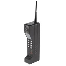 ｀Retro Brick Cell Phone Ornament 80s 90s Vintage Brick Mobile Phone Model Black picture