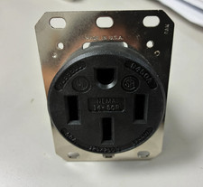 Hubbell HBL9450A Straight Blade Device Receptacle 50A 125/250V 3-Pole 4-Wire picture