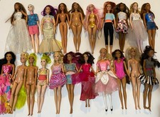 Lot of 21 Barbie Dolls picture