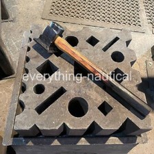 Vintage Blacksmith Flatter Hammer, Blacksmith Hammer, Forge Anvil Tools picture