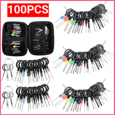 100pcs Pin Ejector Wire Kit Extractor Connector Puller Car Terminal Removal Tool picture