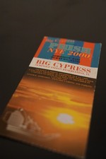 RARE PHISH Big Cypress NYE 1999-2000 Ticket Stub Everglades Florida picture