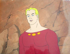 FLASH GORDON 1979 Filmation ORIGINAL PRODUCTION drawing CEL + PROD BACKGROUND picture