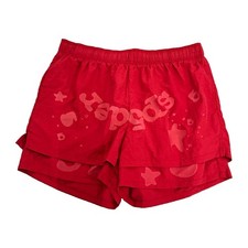 Sp5der Beluga Double Layer Shorts Red Size XL Authentic Young Thug Brand New picture