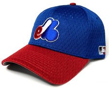 Montreal Expos MLB OC Vintage Throwback Two Tone Hat Cap Flex Stretch Fit M/L picture