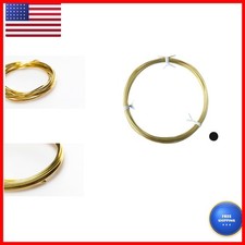 Yellow Brass Wire CDA 260 18 Gauge, Round, Dead Soft, 25FT By CRAFT WIRE picture