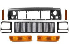For Jeep Cherokee Front Header Panel Grille Lights Headlight Doors 1997-2001 picture