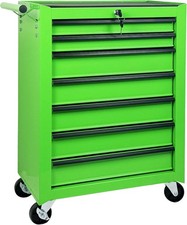 7 Drawer Rolling Tool Chest on Wheels,Steel Drawers Tool Storage Cabinet W/ Lock picture