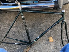 VTG BIANCHI EROS ROAD BICYCLE FRAME AND FORK CAMPAGNOLO picture