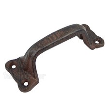 Metal Door Handle Cast Iron Antique Style Rustic Barn ,Gate Pull, Shed, Cabinet picture