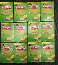 Zyrtec 24 Hour 10 mg Allergy Relief Dissovle Tablets Citrus Flavor - 144 Count picture