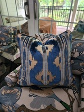Brunschwig Fils Velvet Zhen Ikat Pillow Cover picture