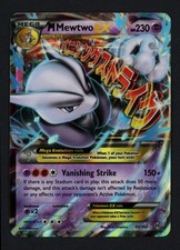 M Mewtwo EX 63/162 Holofoil XY - BREAKthrough Ultra Rare Pokemon TCG picture