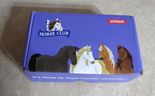 NIB Schleich Subscription box w/ exclusive horse club button lot 3 horses NEW picture