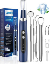 Plaque Remover for Teeth - Tartar Remover for Teeth with LED Light & 5 Modes picture