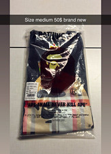 A Bathing Ape Black Graphic Print Logo T-Shirt Men's Regular Size M picture