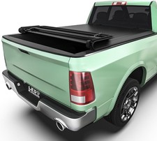 Soft Quad Fold Truck Bed Tonneau Cover Fits for Dodge Ram 1500 2002-2025 (Classi picture