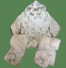 Vintage Cabelas Snow Camo Insulated Coveralls Mens XL Hunting Snowsuit 70s USA picture
