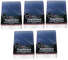 50 BCW 168pt Thick Toploaders Trading Card Holder Sports Topload Rigid 4.25mm picture