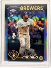 Jackson Chourio 2024 Topps Chrome Update Series -  #USC18 Refractor (RC) picture