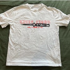 Title Fight knife shirt White Cotton Full size S-5XL picture
