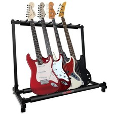 5 Core Multi Guitar Rack Stand Floor 5 Slot Acoustic Electric Guitars Holder picture