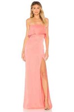 Lovers + Friends Anzen Gown Strawberry Ice Peach Radiant Elegance Woman Size M picture