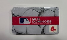 Rico Industries MLB Boston Red Sox Domino Set in Metal Gift Tin picture